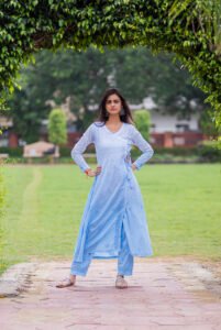 SAUMYA Chikankari Angrakha Set | Pure cotton fabric | Handwork chikankari | Indian wear | Summer Cottons | Ethnic wear | lucknowi chikankari | Breathable