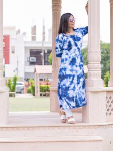 TAHIRA Lucknowi Chikan Cotton Kurta | Tie and Dye | Dobby Cotton | Handwork Chikankari | Lucknowi Kurti | Summer Wear | Lucknowi Near Me | Agra
